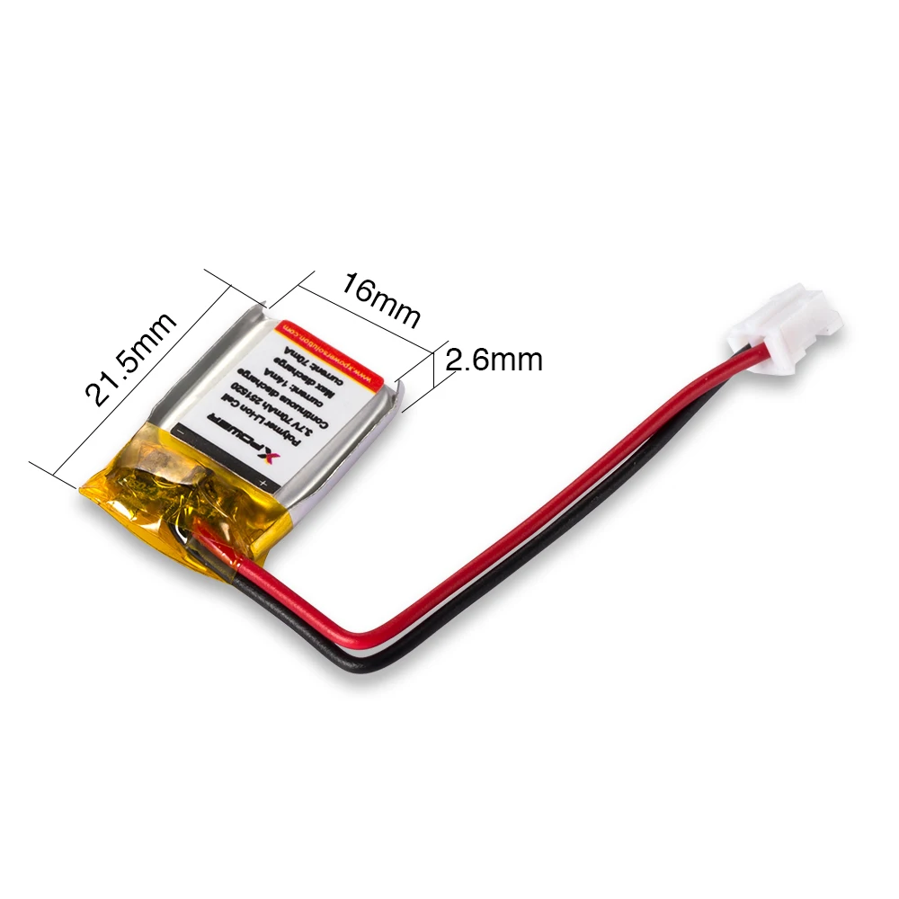 3.7v 70mah Xp251520 Rechargeable Lithium Polymer Battery For Mini Card Phone