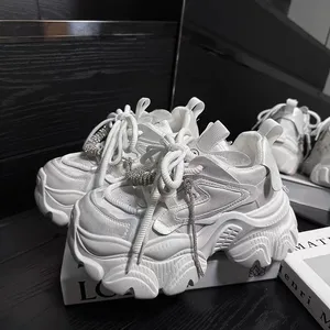 Basketball Shoes Thick Sole High Top Casual Sports Shoes Student Trendy Shoes High Aesthetic Value Internet Celebrity Shoes