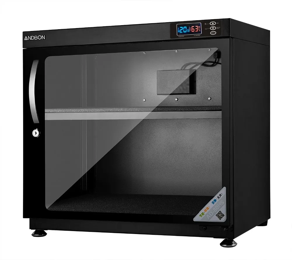 ANDBON 80L Automatic Dehumidification LED Digital Display Dry Cabinet