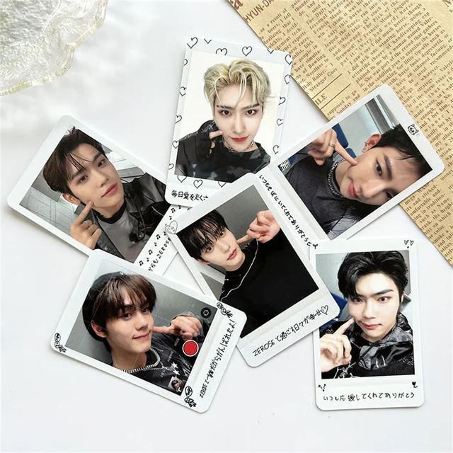 KPOP ZEROBASEONE FAN-CON HD Photocards 9Pcs/Set Zhanghao Hanbin LOMO Cards Matthew Ricky Gunwook Taerae Gyuvin Fans Gift