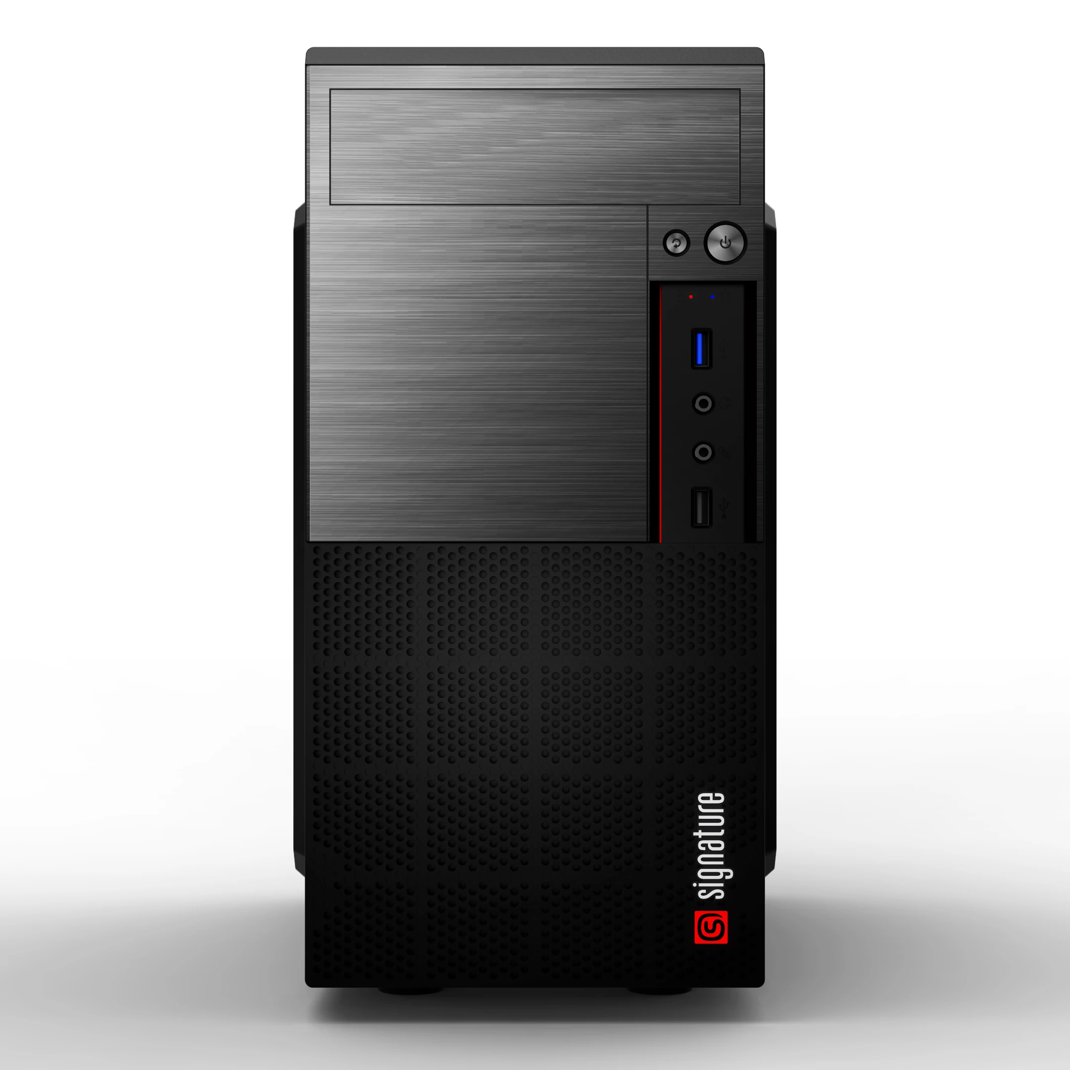 Oem Odm Office Computer case Classic Design MATX  PC Cabinet with Plastic AUDIO and USB