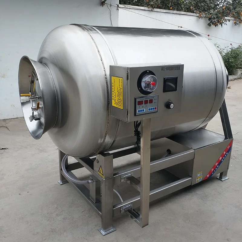Commercial Large Meat Processing Fish Marinade Machine Multifunctional Vacuum Tumbler Food Chicken
