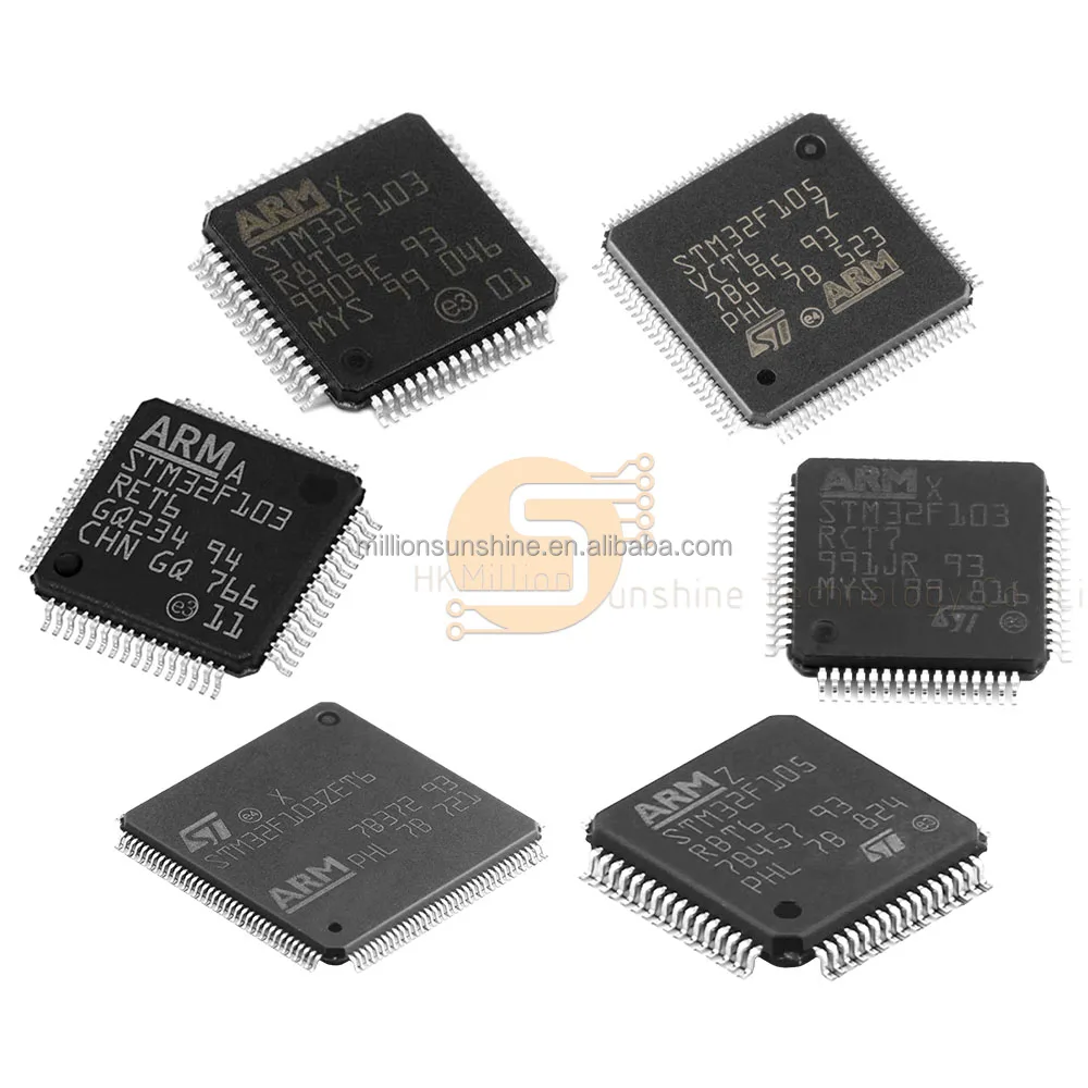 STM32F103C8T6 STM32F103CBT6 STM32F103RCT6 STM32F103C6T6 STM32F103 Serie STM32 Chip IC details