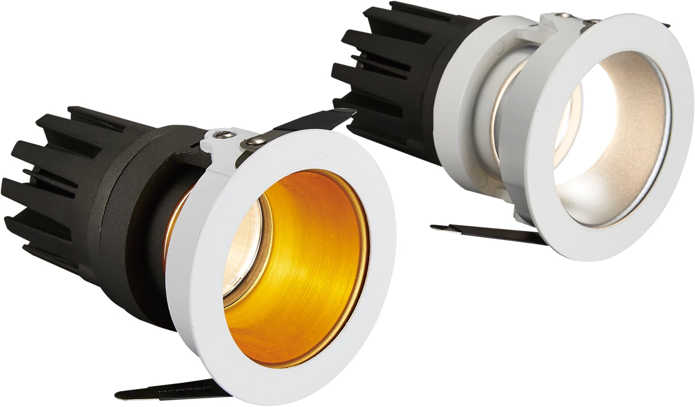 Круглый Точечный светильник, двойная Светоотражающая эффективность, 30 Вт, регулируемый светодиодный встраиваемый Точечный светильник 3000K, мягкий настенный светильник, светильник