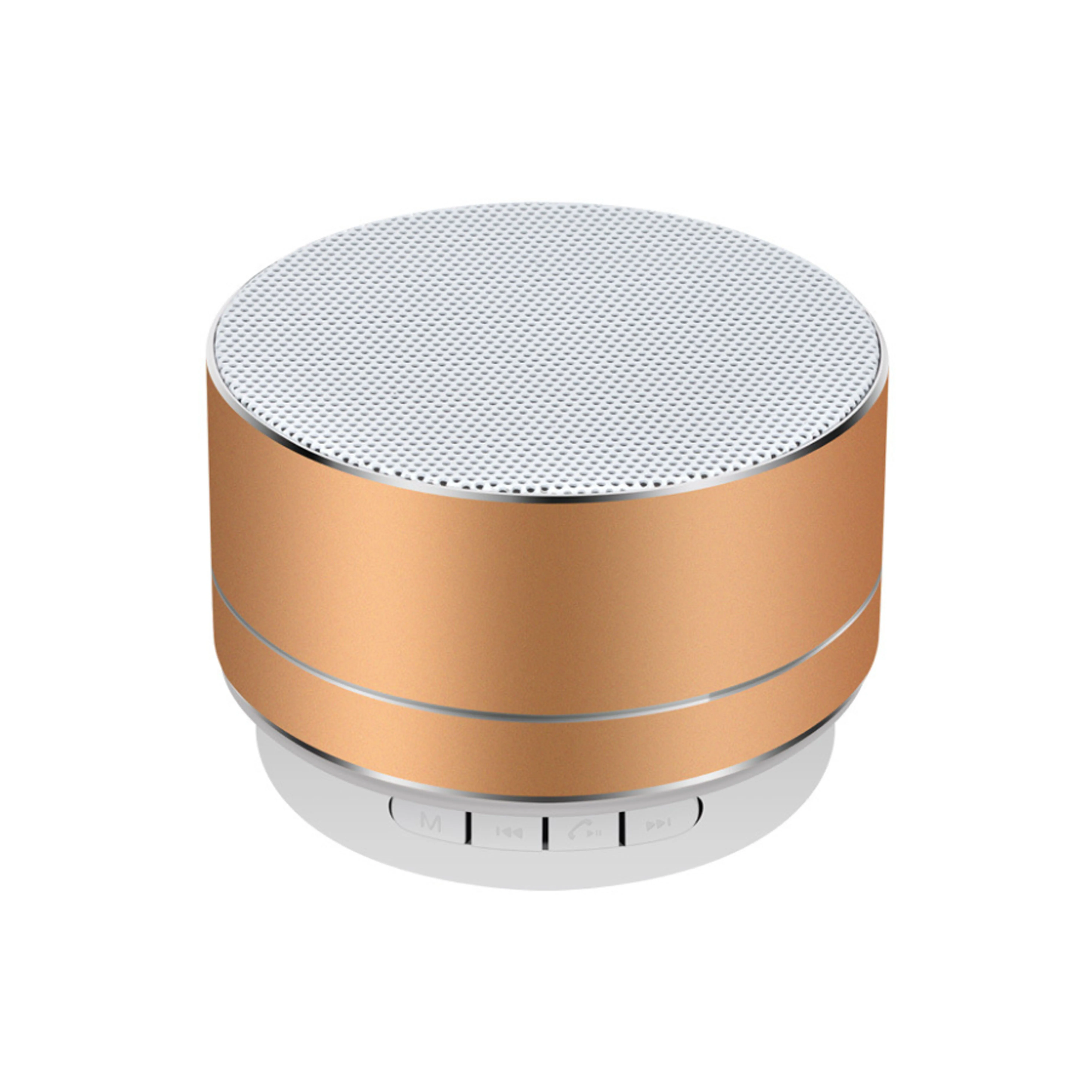 最佳金属便携式无线蓝牙扬声器a10带mic tf卡fm收音机aux