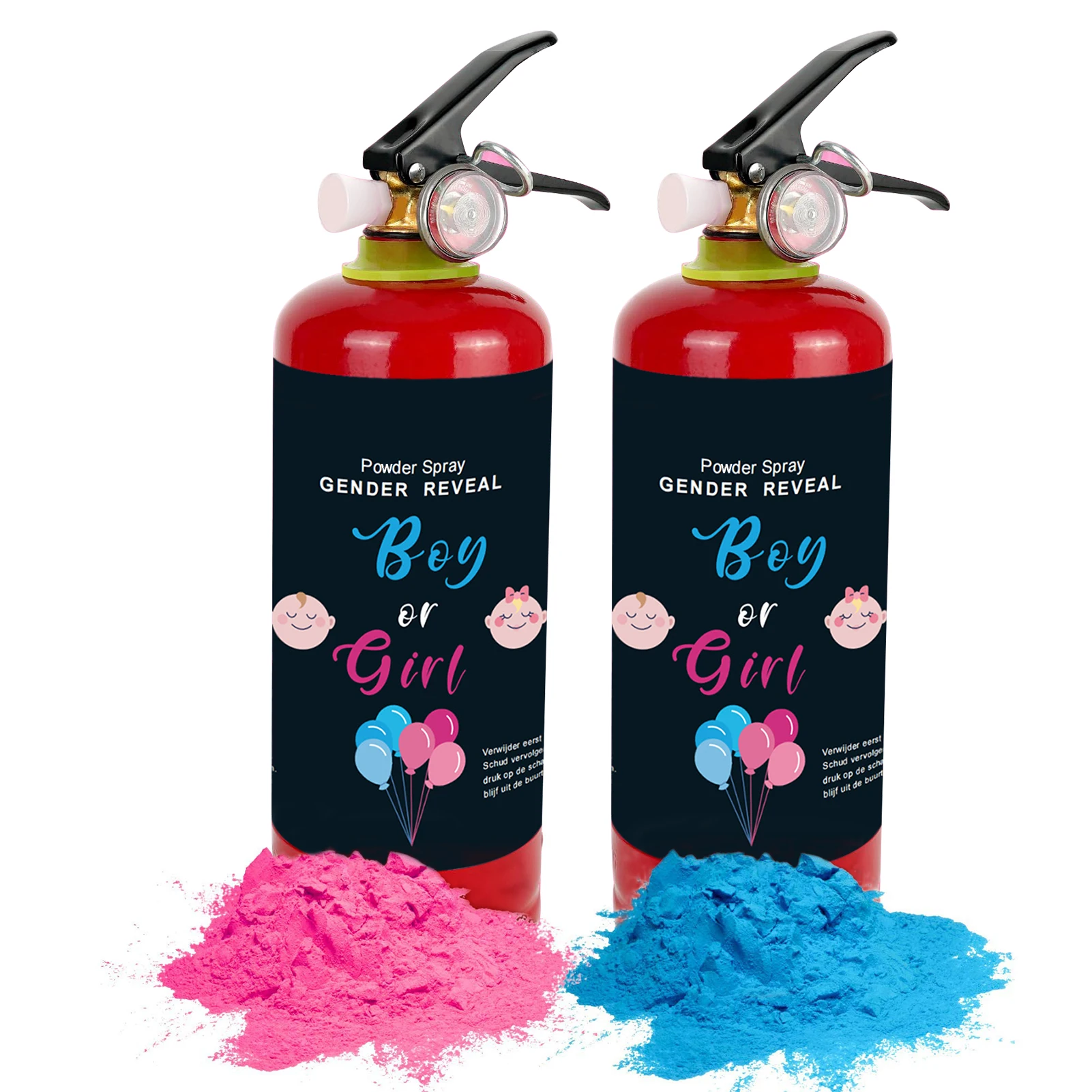 1kg2.5kg Surprise Gender Reveal Smoke Bombs Pink Blue Biodegradable 