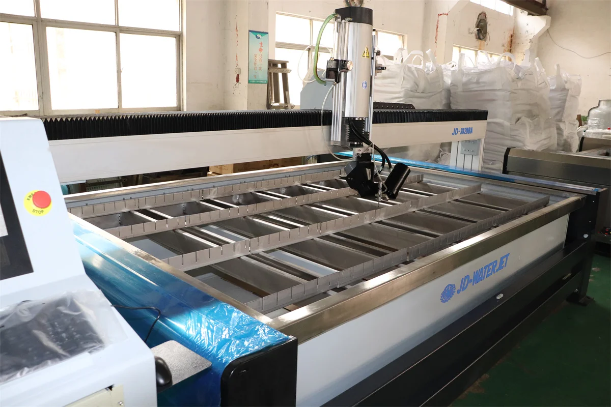 3020 Water Jet Cutting Machine with 3 Axis Used Waterjet Waterjet Cutting Glass