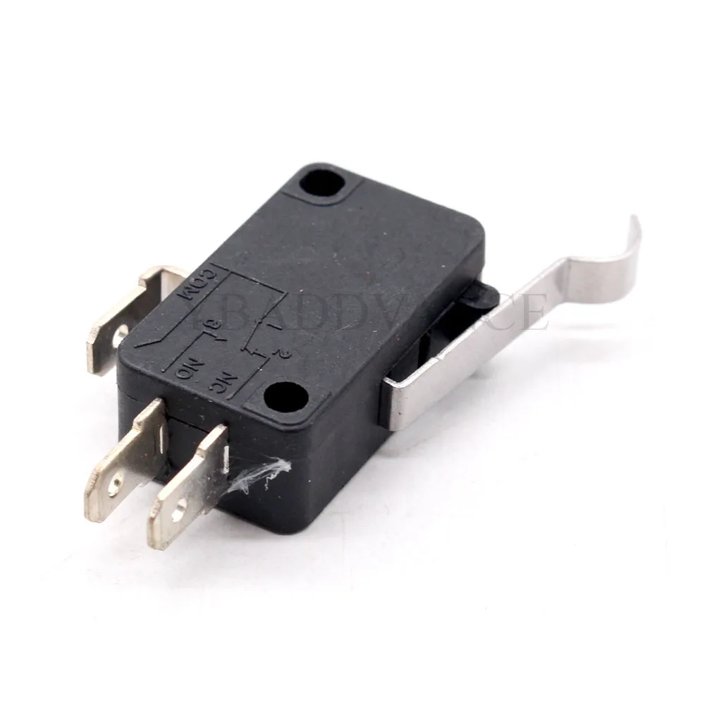 マイクロ スイッチ 6A/AC 250V ロング ストレート ヒンジ レバー
