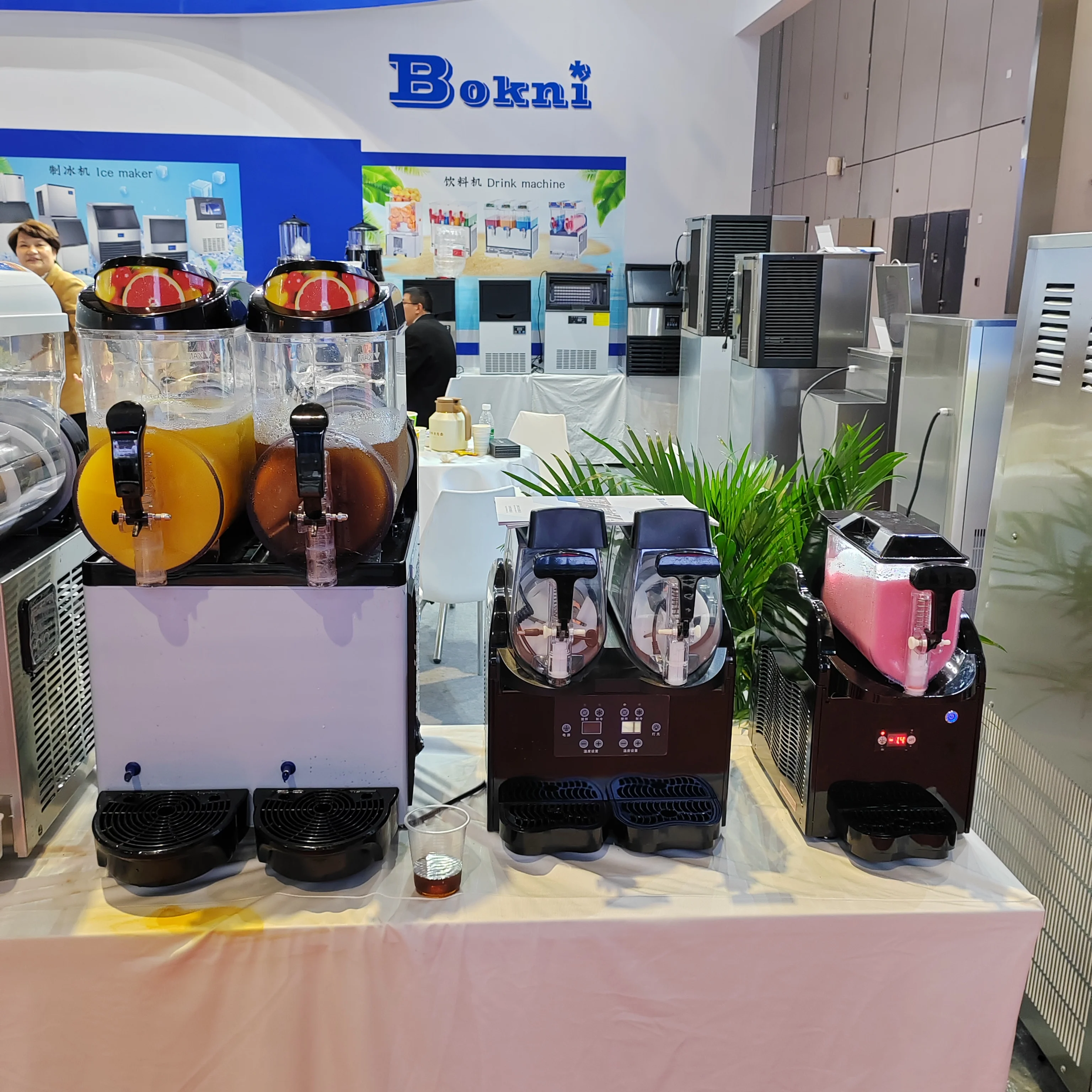 Slushy Slushy Making Triple Slush Maker Commercial Smoothie Machine