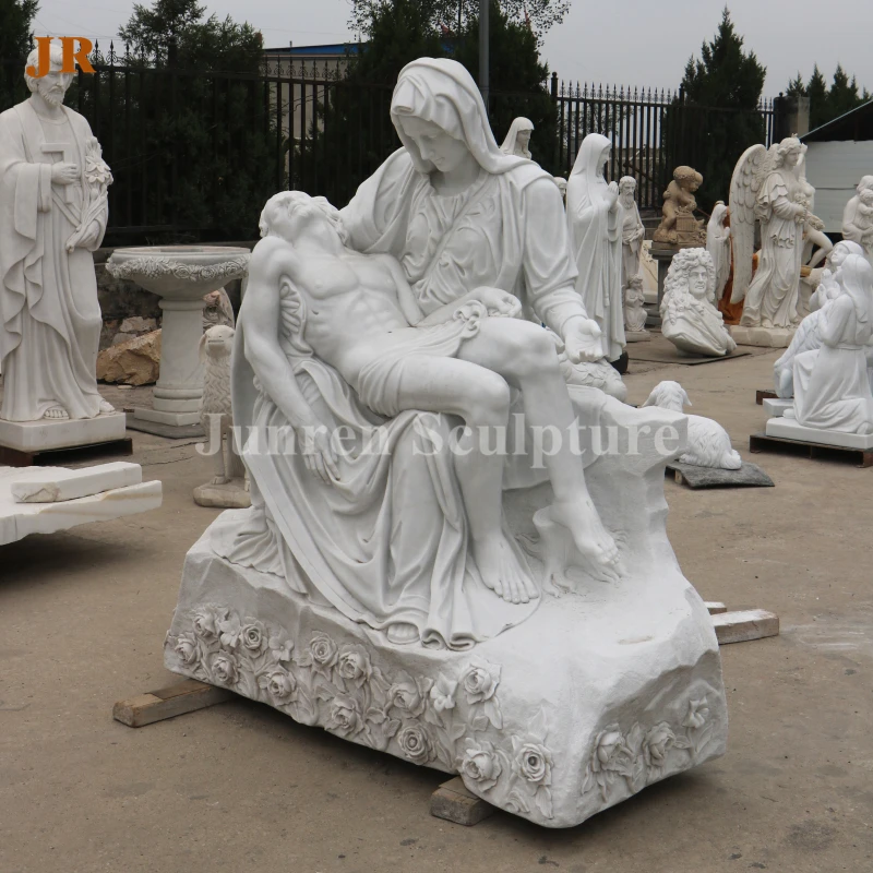Garden Stone Statue Pieta Michelangelo Marble Buy Garden Stone Statue
