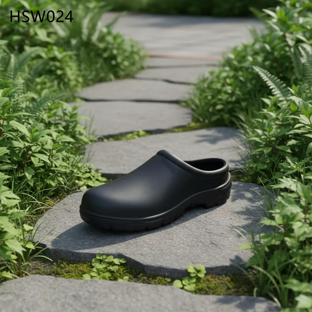 HY,healthcare Reduces Sweating and Odors Anti-slip Chef Work Footwear Distribution Room Anti-smash Easy Clean Work Clogs HSW024