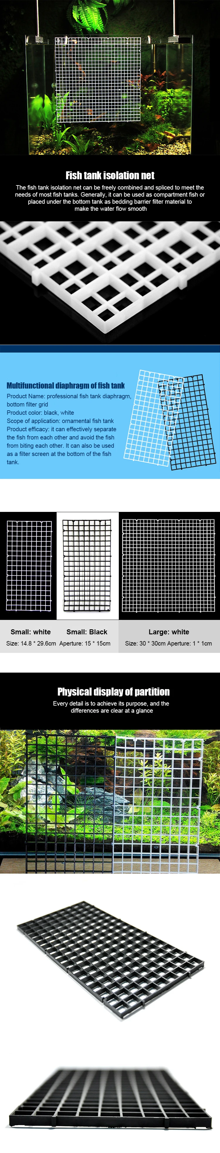 New Aquarium Divider Tray Fish Tank Bottom Divider Filter Grids Buy