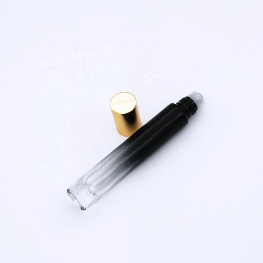 New arrival unique design 10ml  20ml perfume bottle with steel roller and black cap