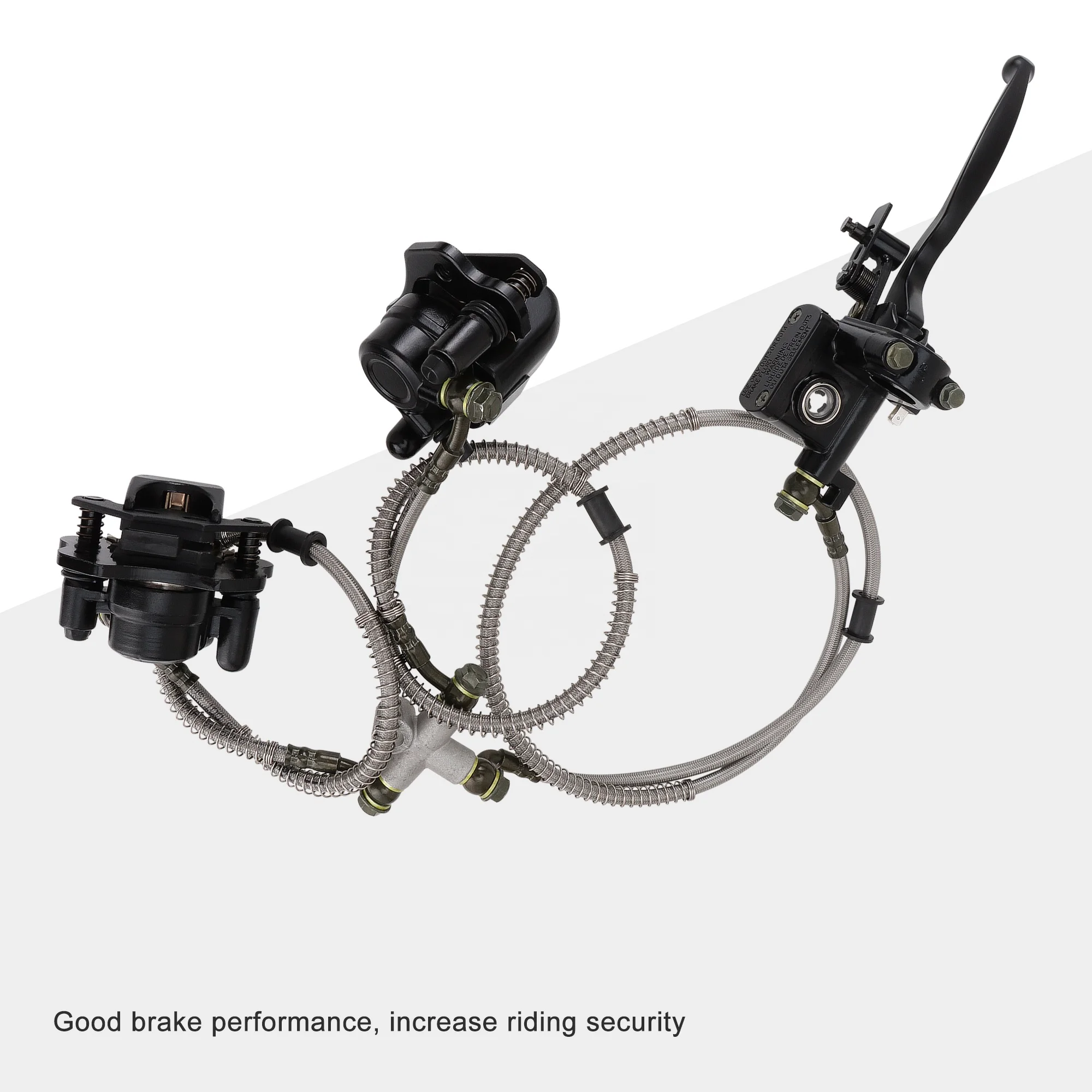 GOOFIT Rear Brake Master Cylinder With Reservoir – For 50cc, 70cc, 90cc, 110cc, 125cc Chinese ATVs, Dirt Bikes & Pit Bikes-1262481
