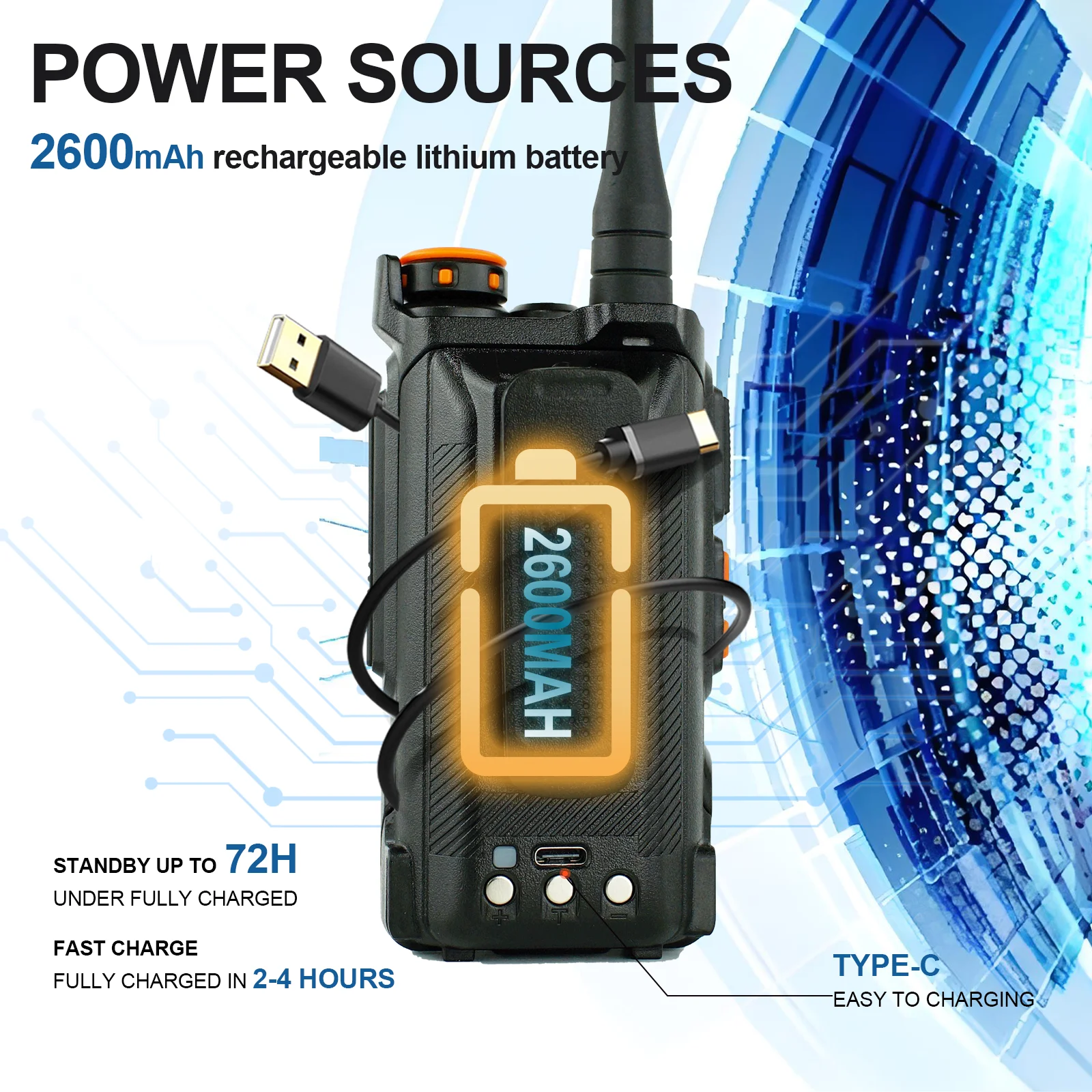 Baofeng Handheld GMRS Woki Toki UV K68 Telsiz UVK68 Full Band Type-C Charging UV-K68 Baofeng Walkie Talkie Long Range K6