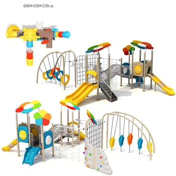 Heelbol Children Outdoor Playground Slide Plastic Playground equipment