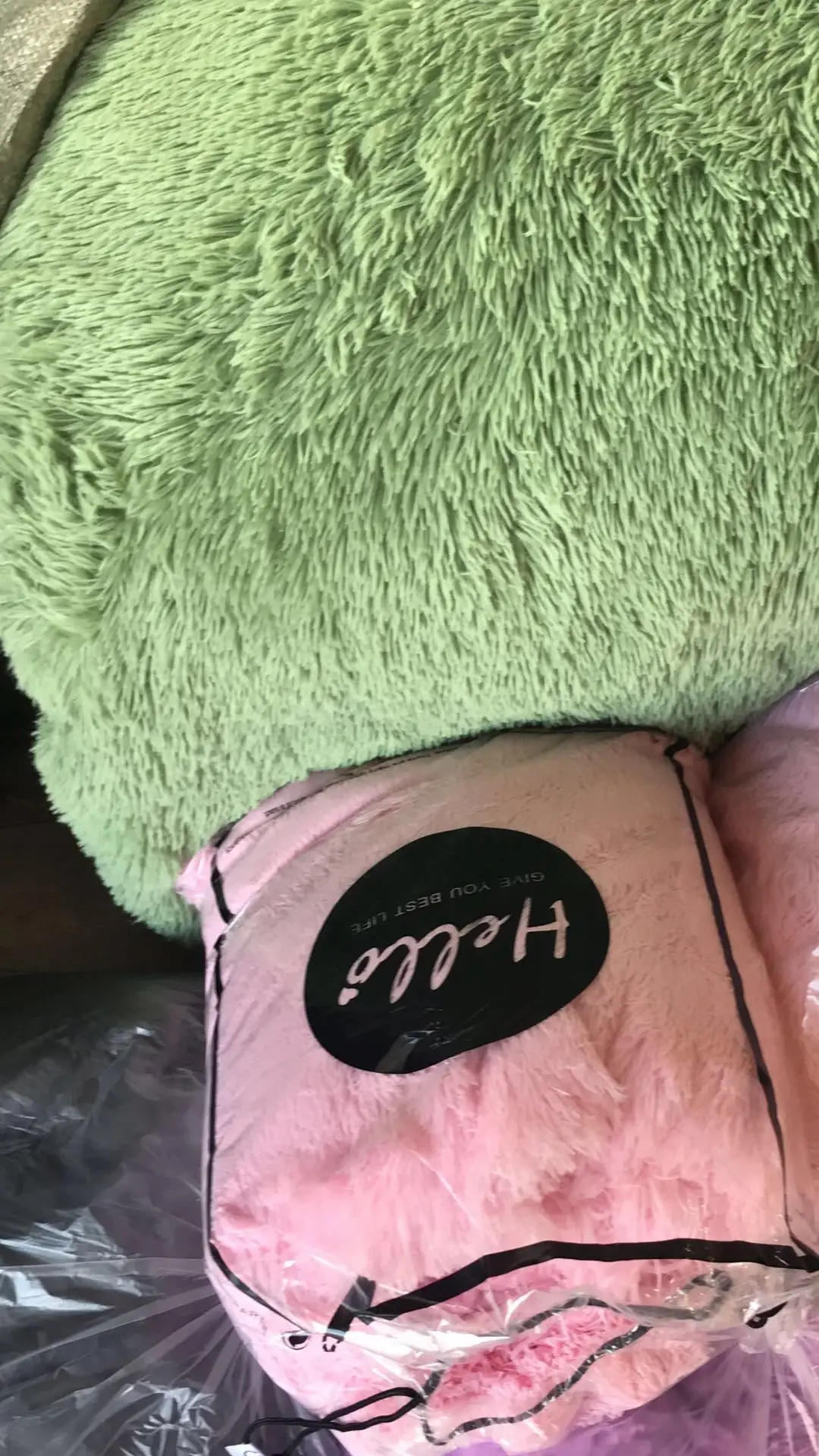 Idotex Dropshipping New Yellow Luxury Plush Shaggy Ultra Soft Crystal