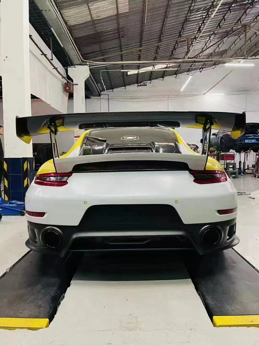 Full Bumper Body Kit for Porsche 991 911 Upgrade to GT2 Style for Front ...