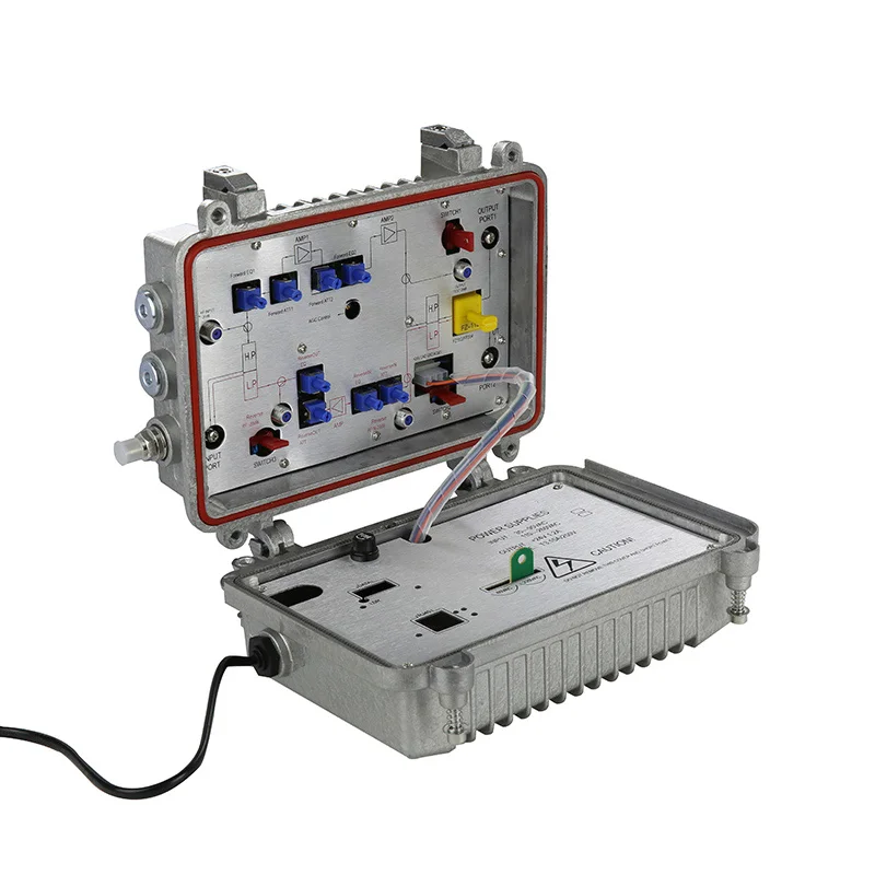 CATV Cable TV Bi-Directional Signal Booster Amplifier 750&860MHz 32-38dB  Gain
