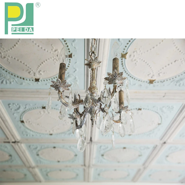 GRG Colorful Gypsum Ceiling Tile in Pakistan
