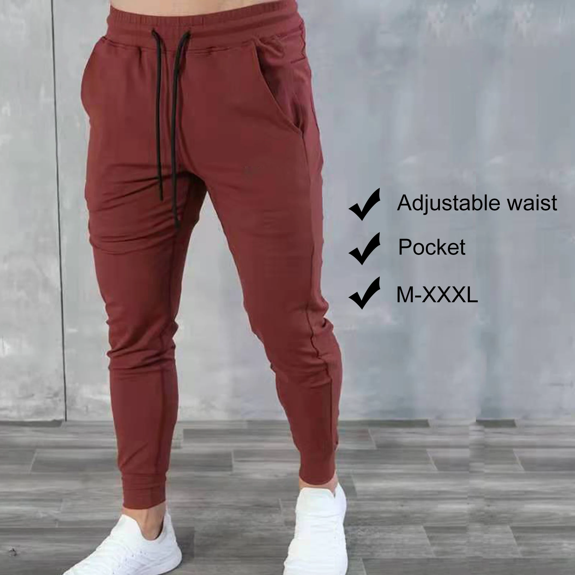 Plus 3XL Custom Logo Sweatpants Gym Jogger Hombre Pantalon Training Jogging Wear Polyester Track Pants Men