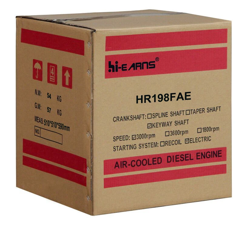 Hiearns 688FD 15HP Single Cylinder diesel Generator Engine