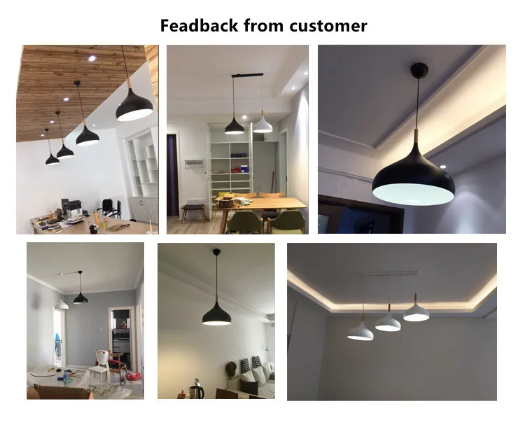 Metal art deco chandelier industrial bar black pendant lighting for dining room lamp modern vintage light kitchen