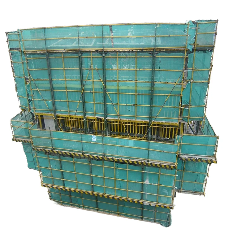 ZULIN Автоматическая подъемная тяга плоская или изогнутая стальная строительная опалубка для высотного здания и моста