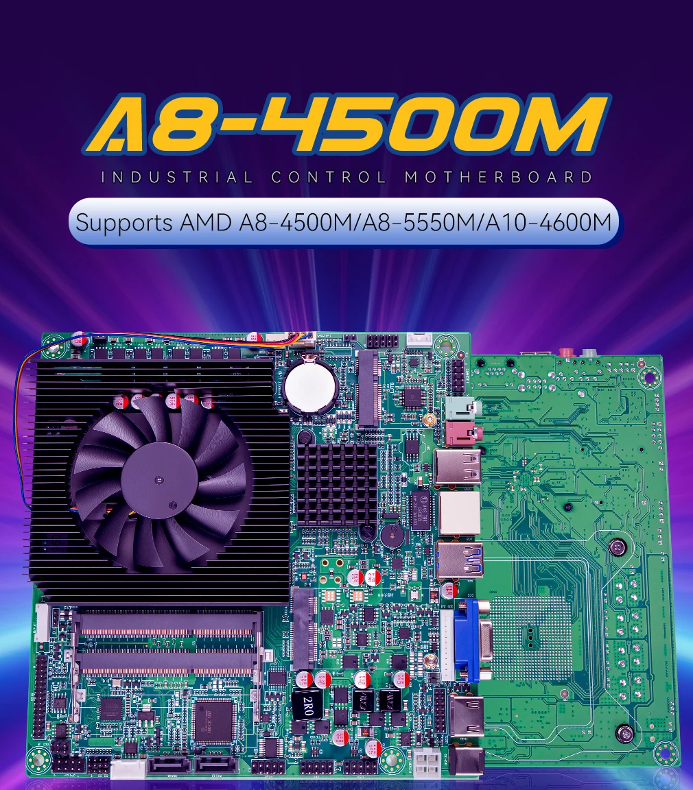 AMD A8-4500M Industrial Computer Motherboard - High-Performance Gaming ...
