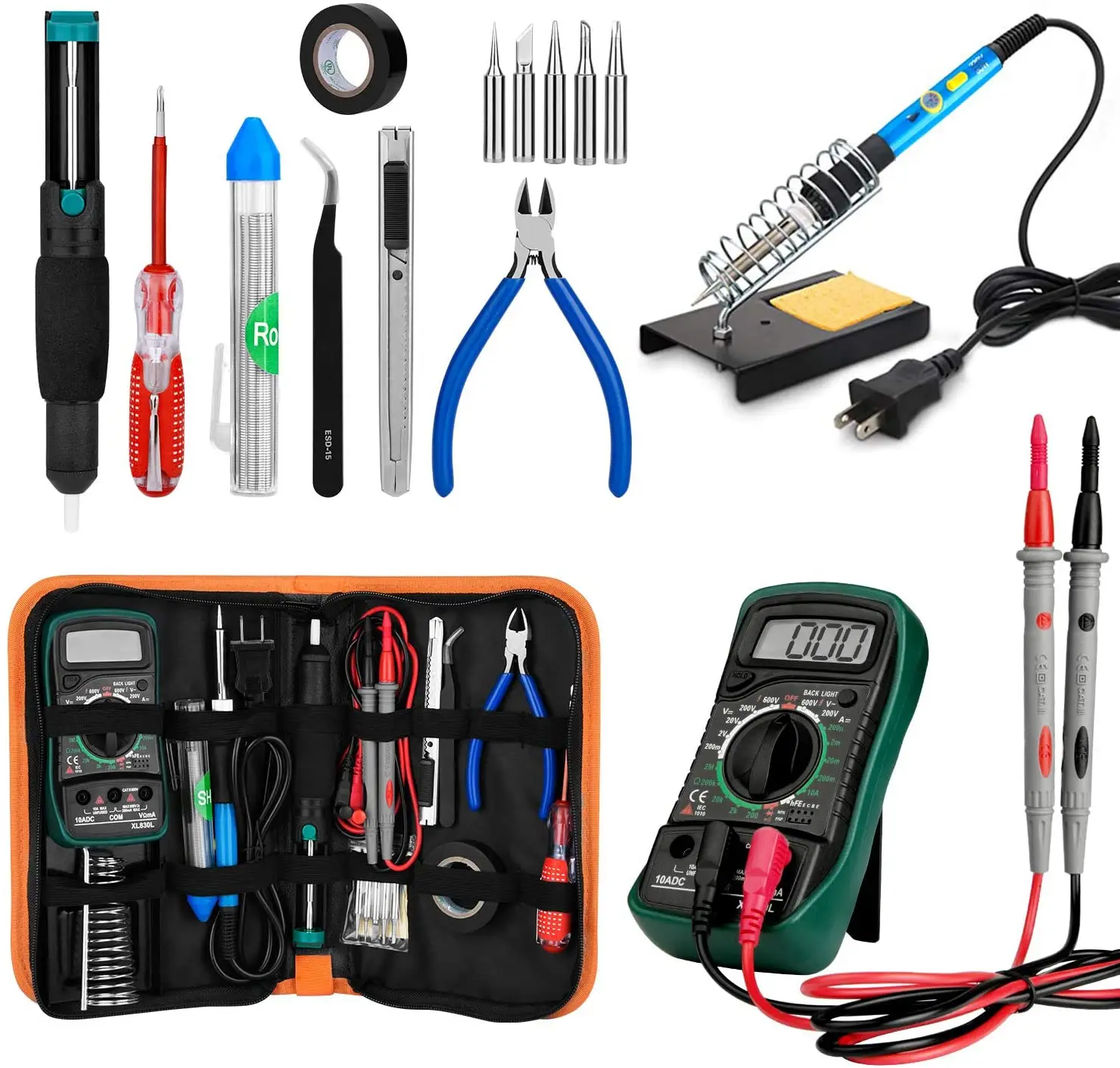 Профи 23. Welding Kit (Solder Kit). Newpee Welding Pen Anti-Heat Adjustable temperature 60 Watt Soldering Repair Tool for Weld work.