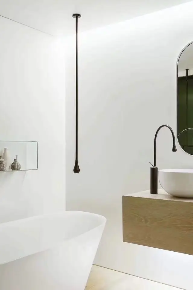 Automatic Sensor Touchless Bathroom Ceiling Mounted Faucet  Brass Ceiling Basin Faucet