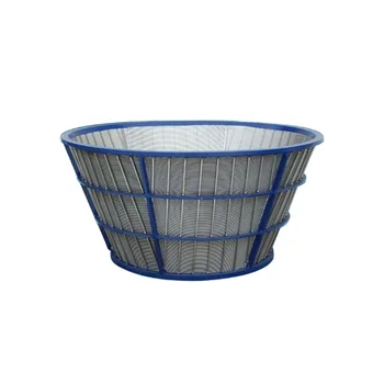 Centrifugal Baskets Wedge wire Centrifuge Screen Basket Sugar Processing screen basket