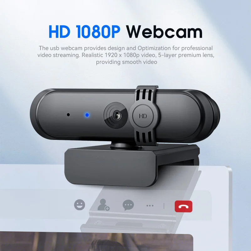 Anywii Webcam Free Driver Download Usb Webcam Video Chat Web Cam 1080p hd Camera for Laptop Computer