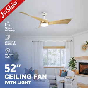1stshine LED Ceiling Fan Indoor Lighting Comfortable Wind  Warm Light Ceiling Fan With Remote Control