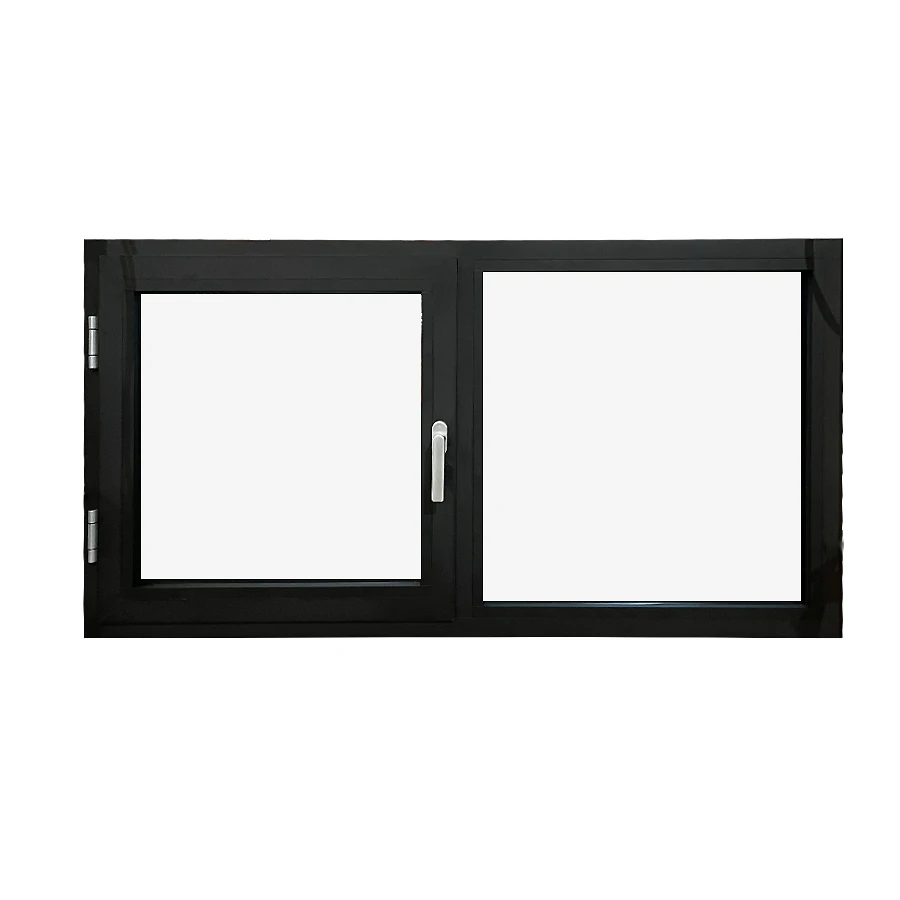 Minglei Good efficiency triple pane window thermal break aluminum profile casement window with screen