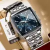 866 Silver Case Blue Face Steel Strap Model