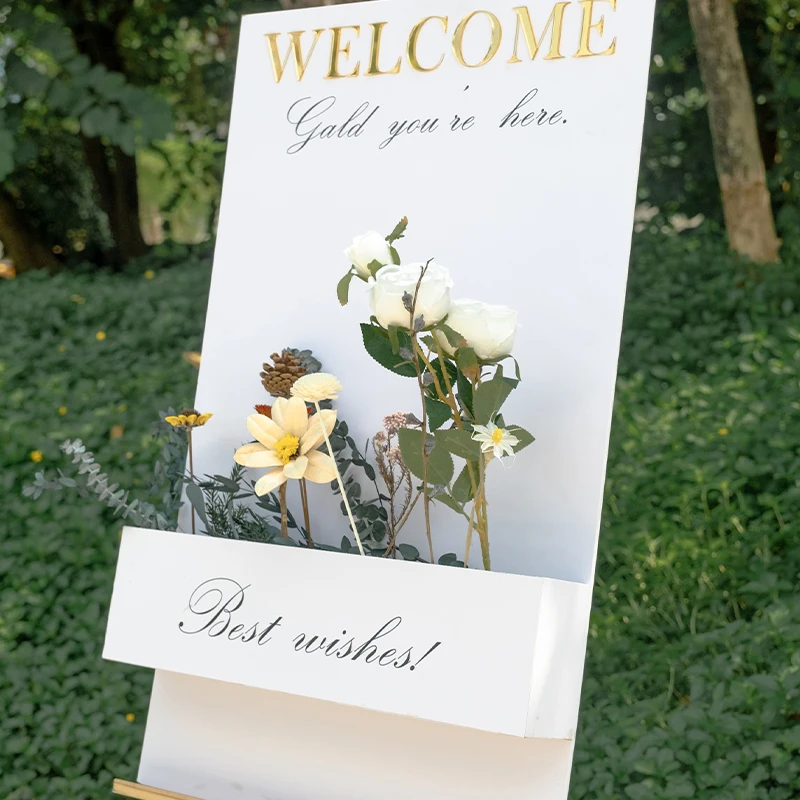 Pvc Welcomesign PVC Wedding Welcome Sign - Customizable 3D Letter Arrangement
