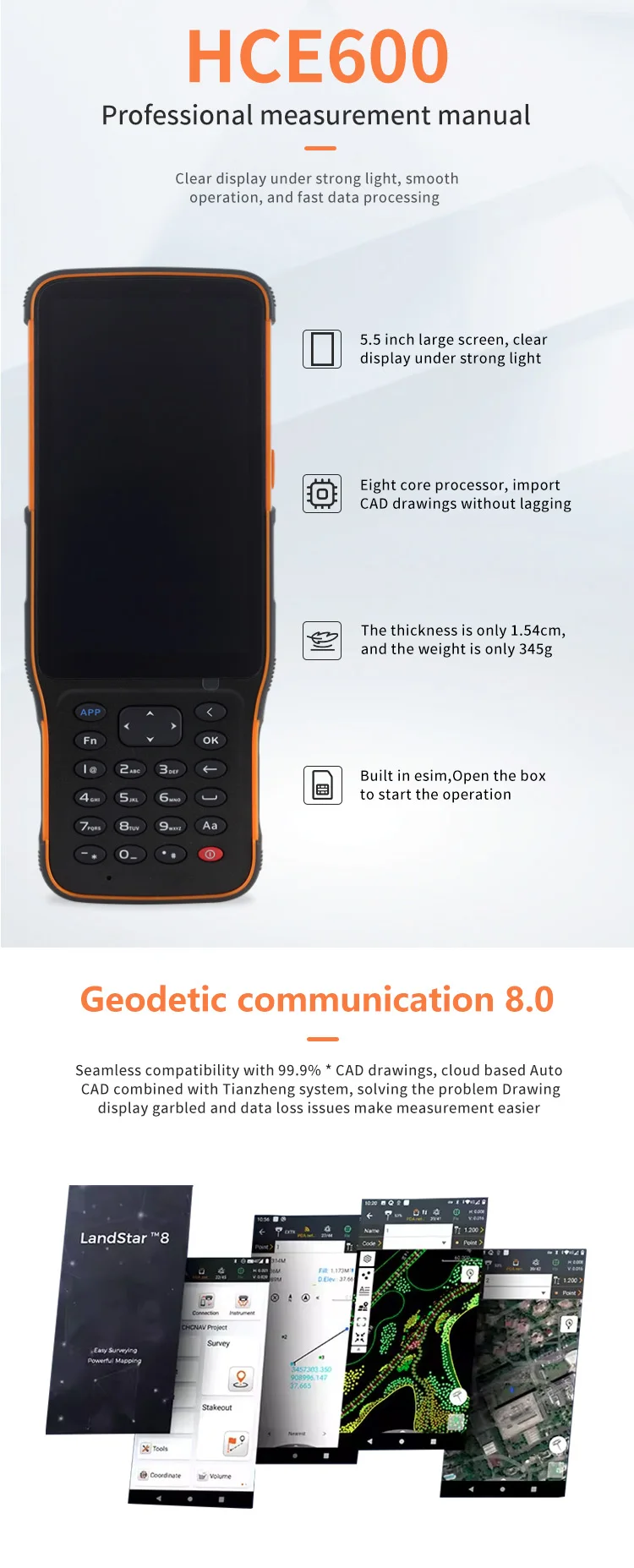 Adjustable CHC I89 GNSS RTK Receiver L5 GPS Survey Equipment