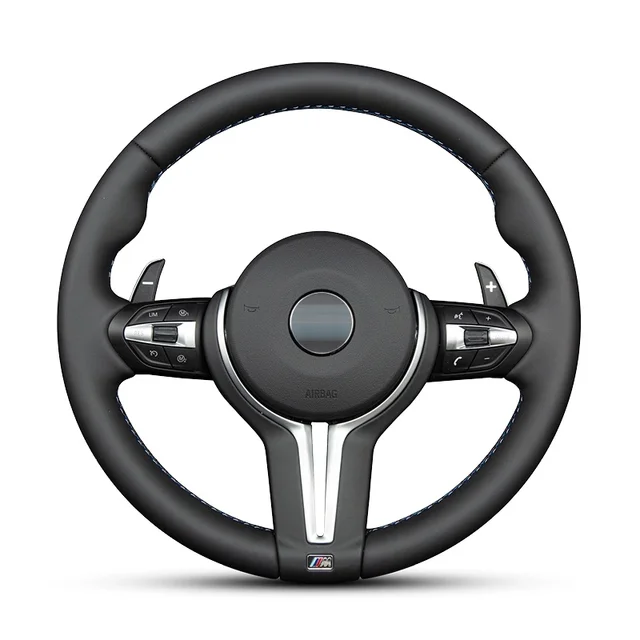 M3 M6 Thong Style Auto Parts Assembly Custom Steering Wheel Carbon Fiber All Series for BMW F10 F30 E60 E90 G30 Black Carton Box