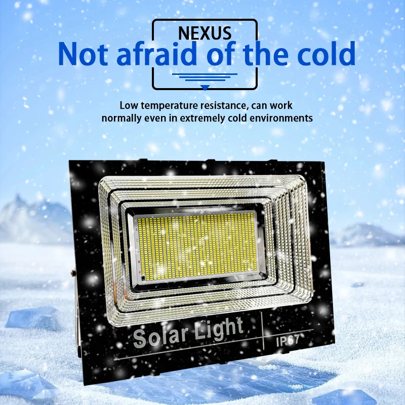 IP67 Motion Sensor Solar Powered Floodlight Reflector 1000W 600W 500W 400W 100W 200W 300W Solar Led Flood Light