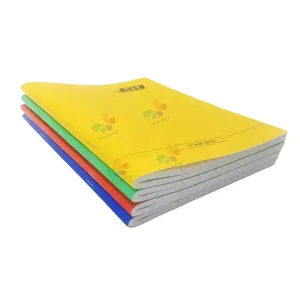 Factory Custom Print Saddle Stitch Notebook A5 High-Quality PP Cover Exercise Book with Two-Color French Ruled Inner Pages OEM
