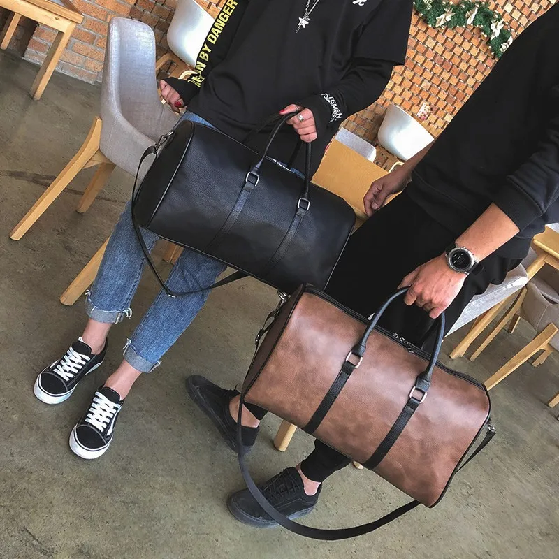 Big Capacity Custom Travel Bag Business Trip Pu Leather Travel Bag