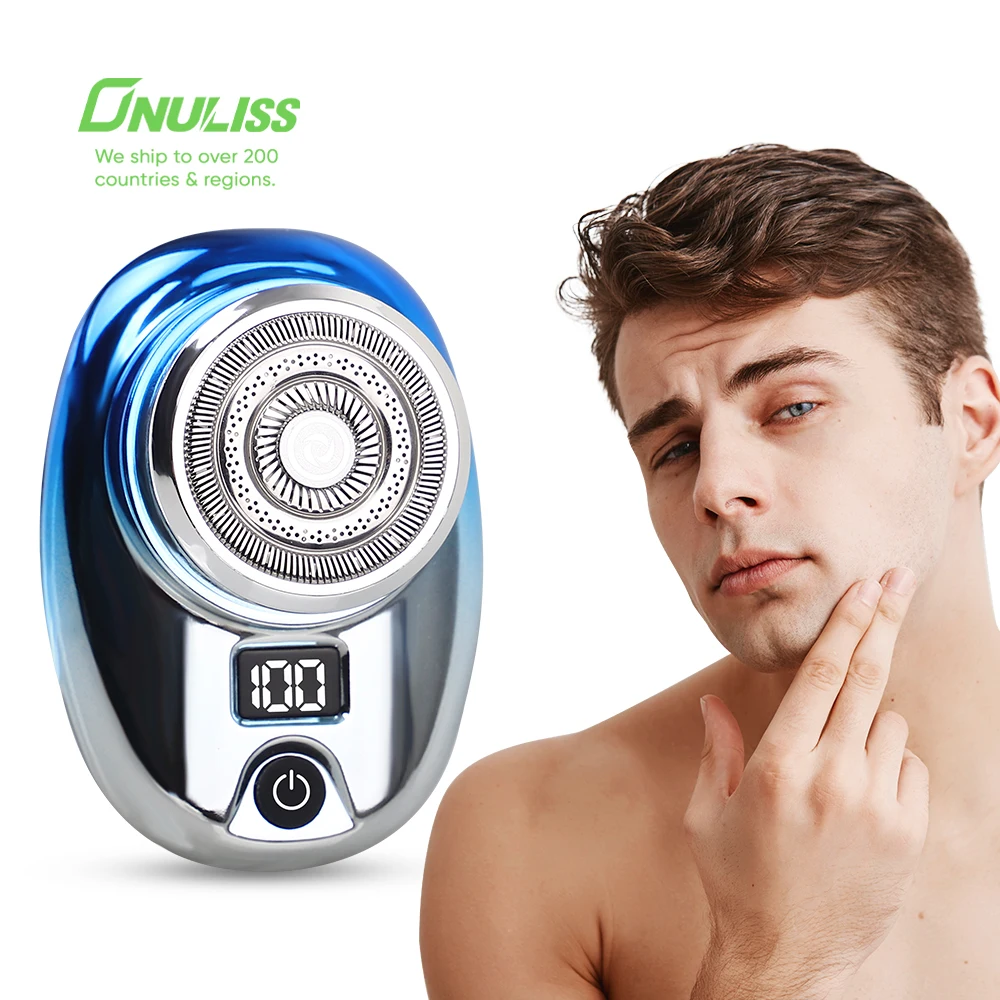 Mini electric shaver: Compact for on-the-go grooming.