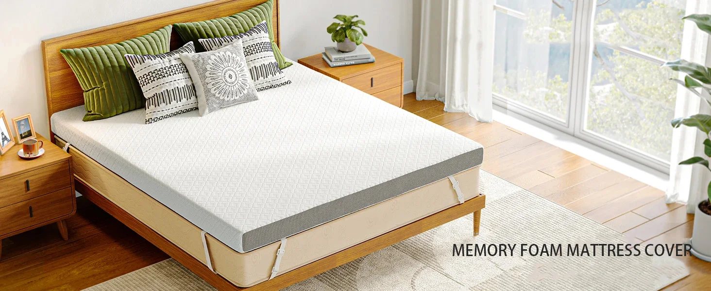 Outdoor Sleeping Memory Foam Mattress Cover Bed Cover with Zipper supplier