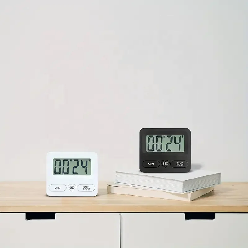 Big Loud Alarm Large Screen LCD Display Electronic Kitchen Timer Positive Negative Baking Timer