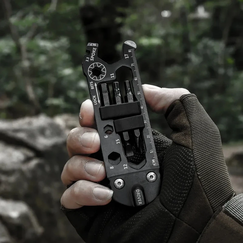 EDC Multifunction Tool Card Combination Tactical Hexagon Screwdriver Set Outdoor Camping Hiking Gear Gadgets Repair Multitool
