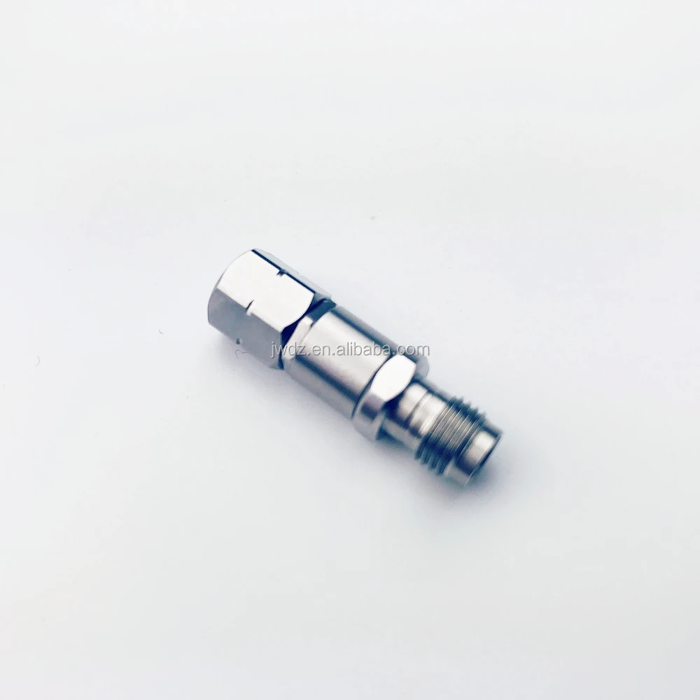 High-Frequency Millimeter-Wave RF Adaptor 2.4mm Male to Female SUS303 DC - 50GHz VSWR1.2 RF Coaxial Connector