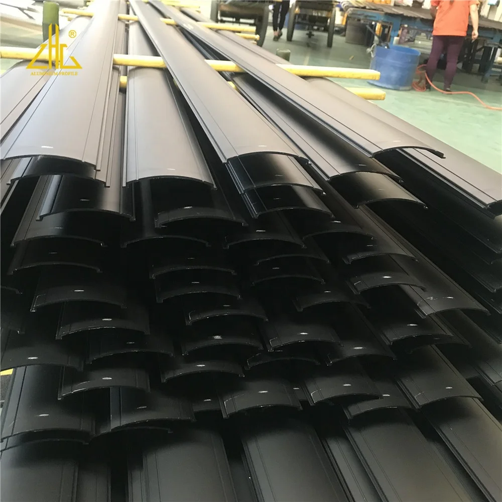 Polished Semi Circle Aluminium Extrusion Profiles Custom Extruded Alu Profile Suppliers
