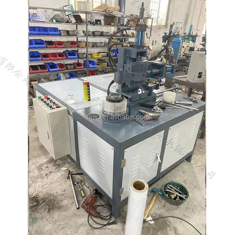 Hydraulic Edge Turning Machine Fully Automatic Round Tube Tipping ...