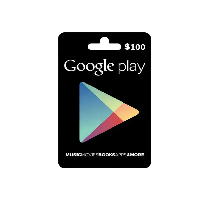 $100 google play gift card for